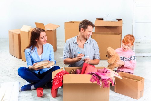 Careful boxing and labelling during a local move in Finsbury Park