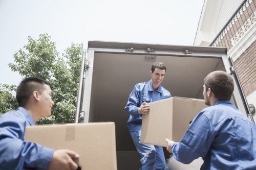 Van transport for business relocation and office equipment