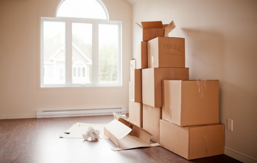Professional man and van service handling a flat move in Finsbury Park