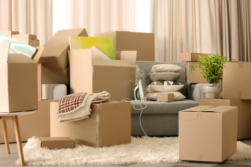 Careful handling of furniture during a flat move