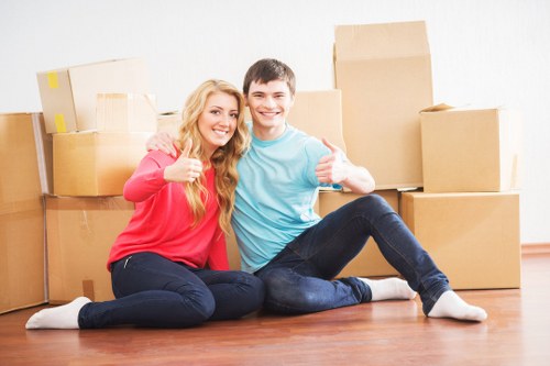 Local house removal service transporting household items in Finsbury Park