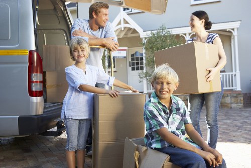 Flat move in a Finsbury Park residential building