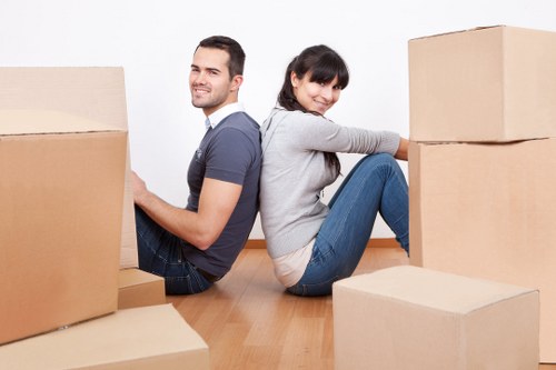 Local removal van used for home and business moves in Finsbury Park