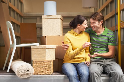 Furniture loading and transport for a North London move